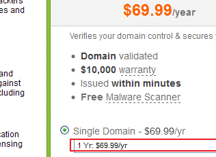 Godaddy支付宝购买经济型虚拟主机、1.99美元主机和SSL图文教程