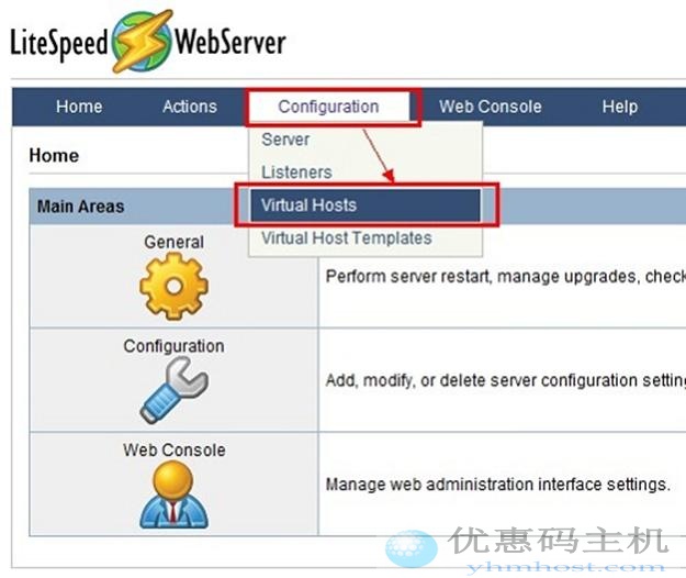 LiteSpeed添加虚拟主机和支持htaccess图文教程