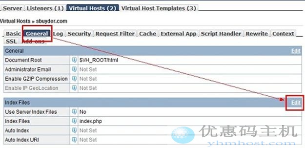 LiteSpeed添加虚拟主机和支持htaccess图文教程