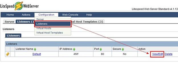 LiteSpeed添加虚拟主机和支持htaccess图文教程