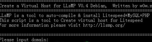添加站点建立网站—Debian安装LLsMP教程(二)