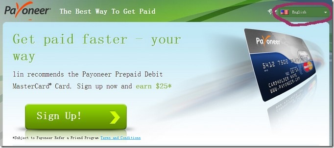 p1 Payoneer卡美國萬事達信用卡註冊充值中文教程