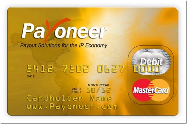 Payoneer卡美國萬事達信用卡註冊充值中文教程